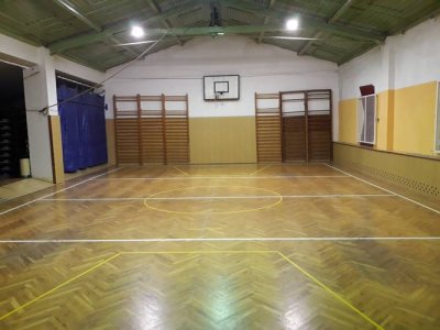Interiér tělocvičného sálu
