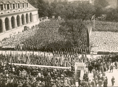těsně před slavnostním otevřením (zdroj: archiv Sokola)