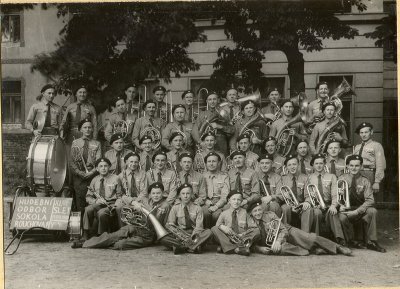 Sokolská kapela z roku 1948