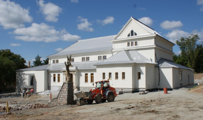 Záběry z dokončení rekonstrukce, podzim 2019, zdroj: Prostějovský deník