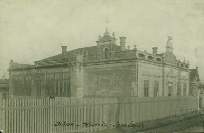 původní sokolovna v Porembě (Porubě), postavena před rokem 1900; zdroj foto: esbirky.cz