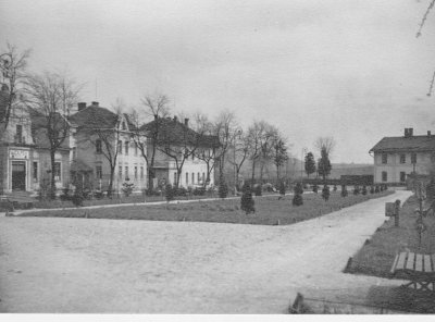 Tyršův sad 30. léta 20. století (Foto: archiv města Mnichovo Hradiště) 
