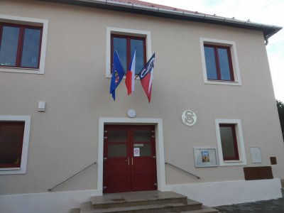 Čelní pohled z ulice Sokolská (zdroj: archiv jednoty)