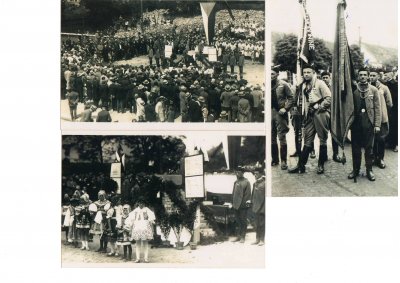 Sokolovna Hodonín, položení základního kamene 3. 7. 1928