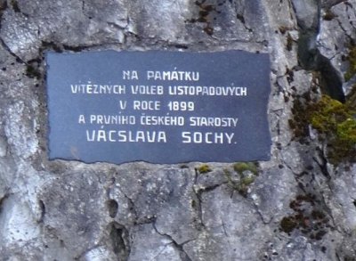Detail nápisu