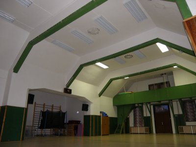 cvičební sál pro odbory všestrannosti (foto Pavel Michalec)