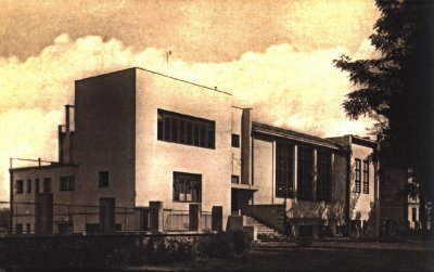 Novostavba sokolovny, archiv V. Kollmann, zdroj: ZAJÍČEK, Petr. Sokol Litovel: historie a současnost, str. 80