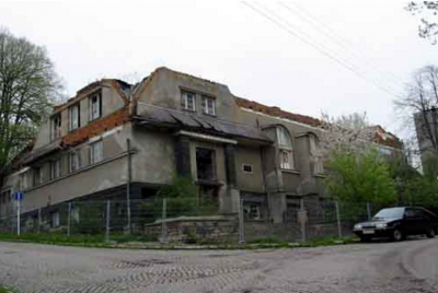 ruina sokolovny po požáru