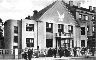 Novostavba sokolovny, zdroj: https://www.litvinov-historie.online/?p=421