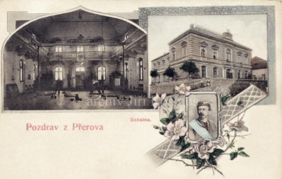 dobová pohlednice (zdroj - archiv rosmus.cz)