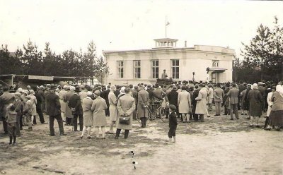 historický snímek sokolovny; zdroj - facebook.com
