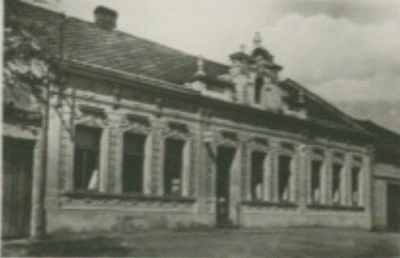 dobový záběr sokolovny