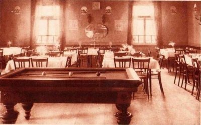 původní restaurace v objektu sokolovny; zdroj: nzalbum.sk