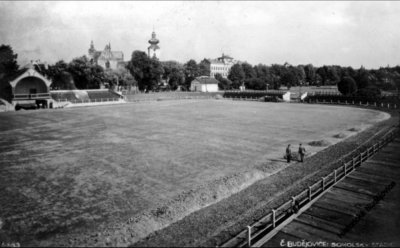 původní vzhled areálu na Sokolském ostrově; zdroj foto: historickebudejovice.cz