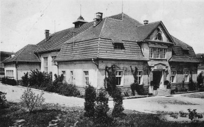 Dobová fotografie sokolovny, zdroj: archiv ČOS