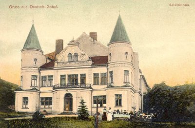 rok 1902, objekt původní střelnice dokončen (sokolovnou se stal až později)