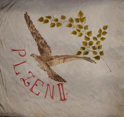 Avers praporu, foto Pavel Michalec, červen 2020