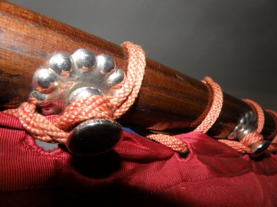 Detail ozdobných úchytek na žerdi, foto Pavel Michalec, červen 2020