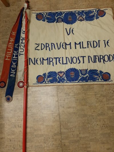 revers praporu (zdroj: archiv Sokola Plzeň V.)