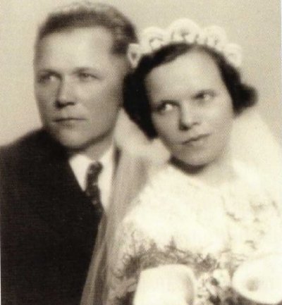 novomanželé Baumanovi. Zdroj: ČANČARA, Jaroslav: Akce Atentát, ISBN: 80-85110-77-6 