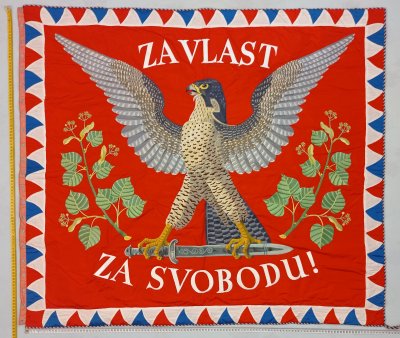 reverz praporu (foto Milan Sobota)