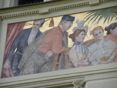 detail nástěnné malby [foto Pavel Michalec]