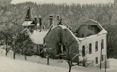 požár sokolovny, leden 1969