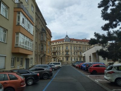 Kunzova, pohled od Dětské nemocnice, foto: M. Tilšar