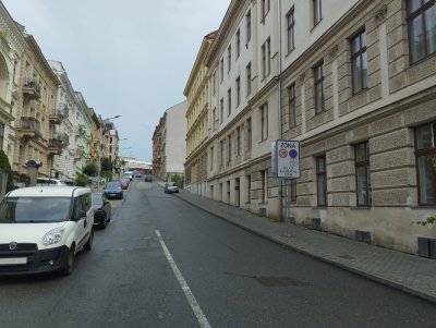 A. Slavíka, pohled od Lužánek, foto: M. Tilšar