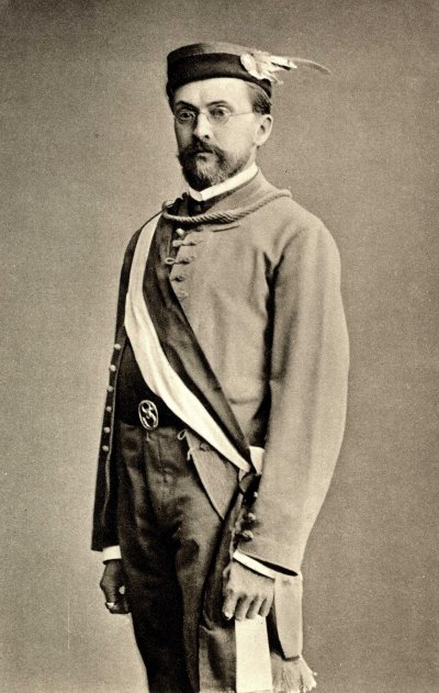 Tomáš Černý v roce 1882 jako starosta Sokola Pražského, zdroj: Dr. Miroslav Tyrš 1832–1932, knihovna ČOS