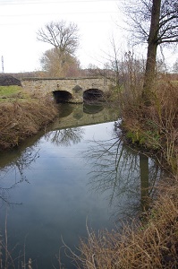 Vyšehořovice, celkový pohled na most od jihu (foto Martin Hůrka, 2014).